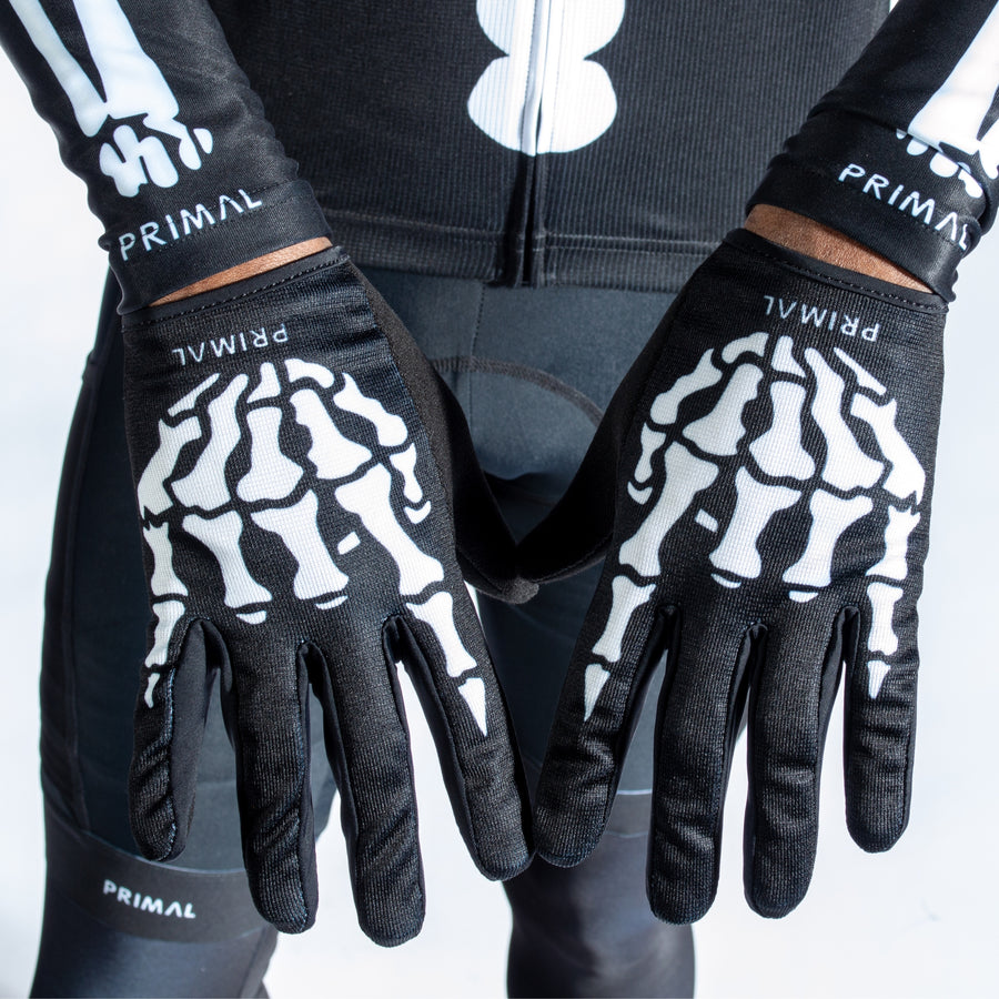 Skeleton Long Finger Gloves Skeleton Long Finger Gloves