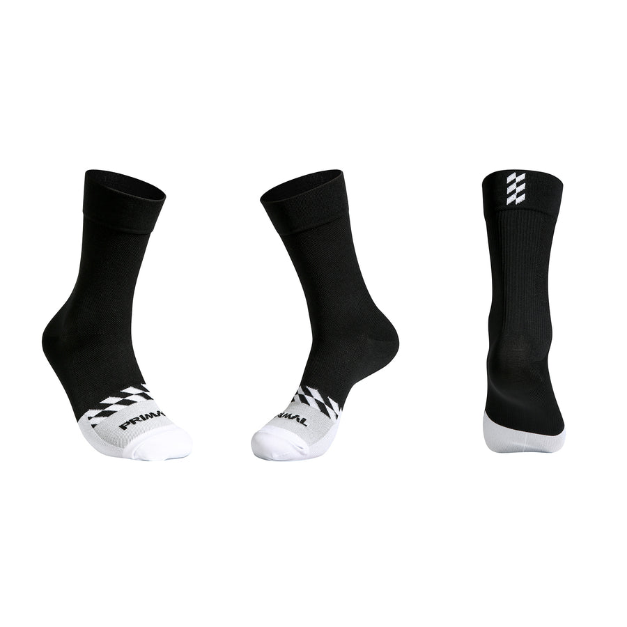 Alitios Black + White Tread Socks