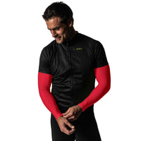 Red Men's Thermal Arm Warmers Red Men's Thermal Arm Warmers