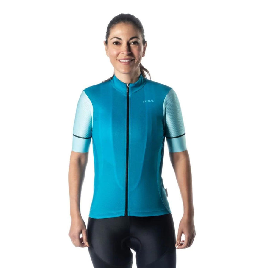Solid Teal Women's Helix 2.0 Jersey