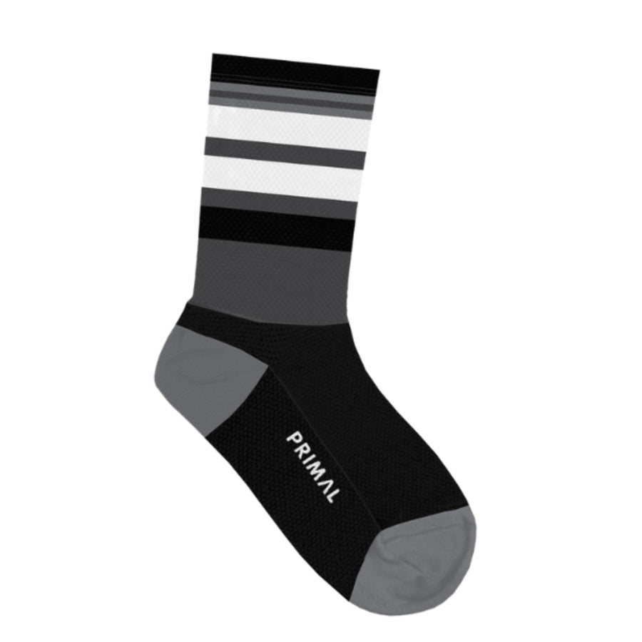 Grey Line Tall Socks