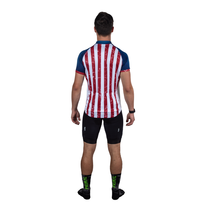 Stars and Stripes Men's Personalized Sport Cut Jersey