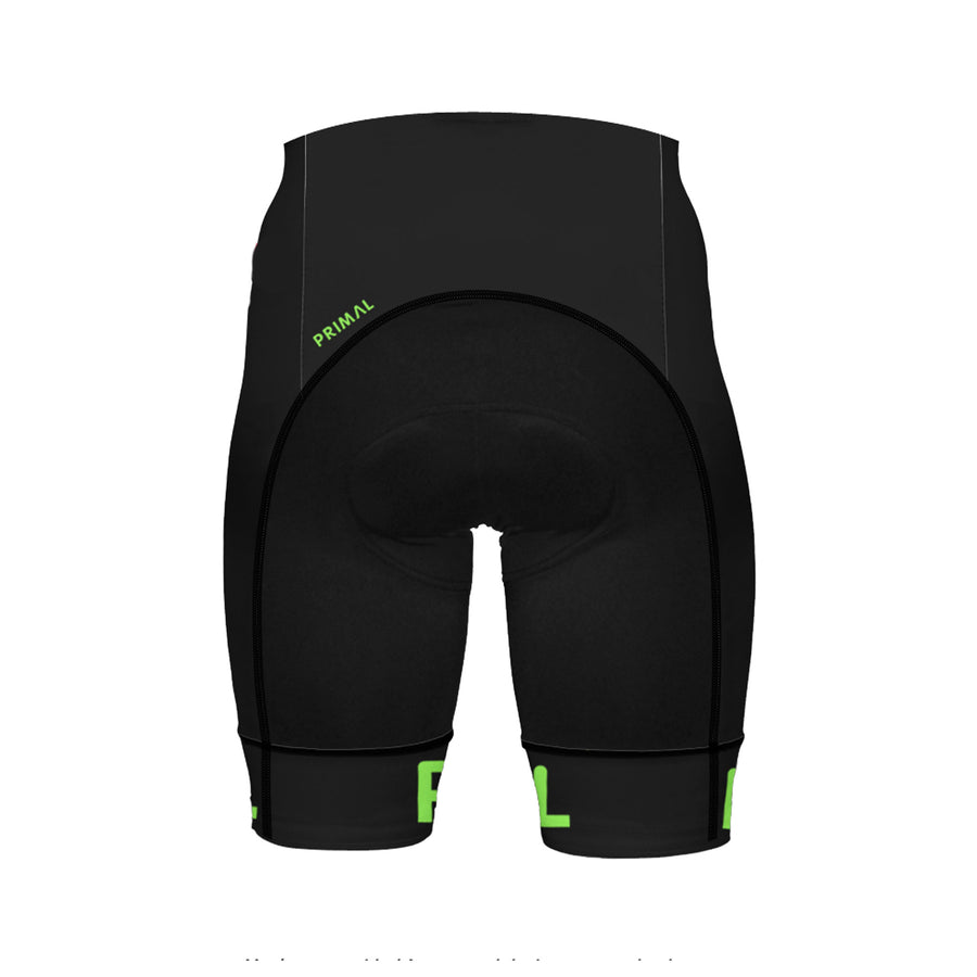 Lunix Men's Green Prisma Shorts