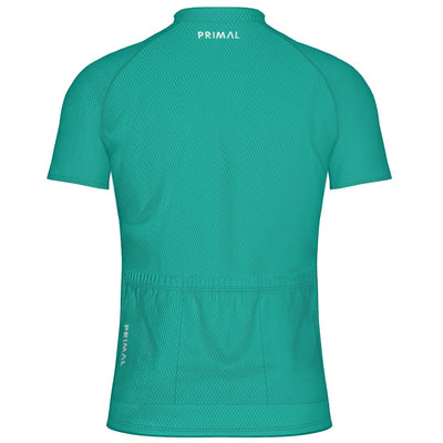 Solid Teal Men's Sport Cut Personalized Jersey