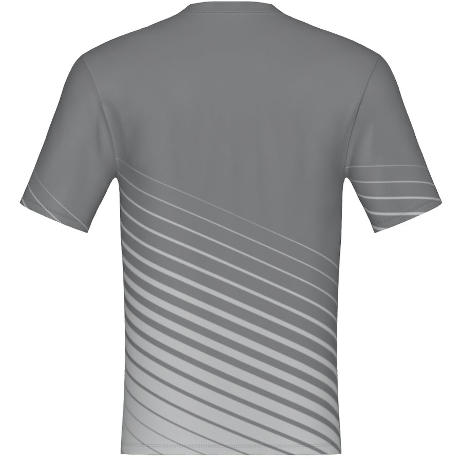 PIM Angled Gradient Unisex Crew Short Sleeve T-shirt