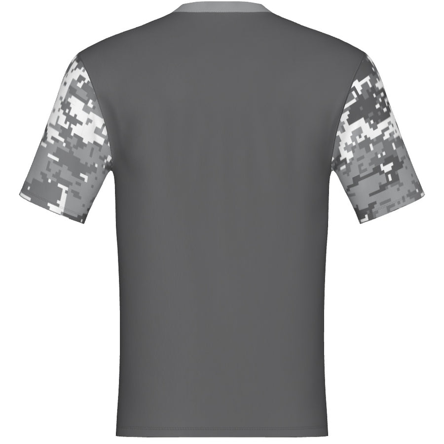 PIM Camo Sleeves Unisex Crew Short Sleeve T-shirt