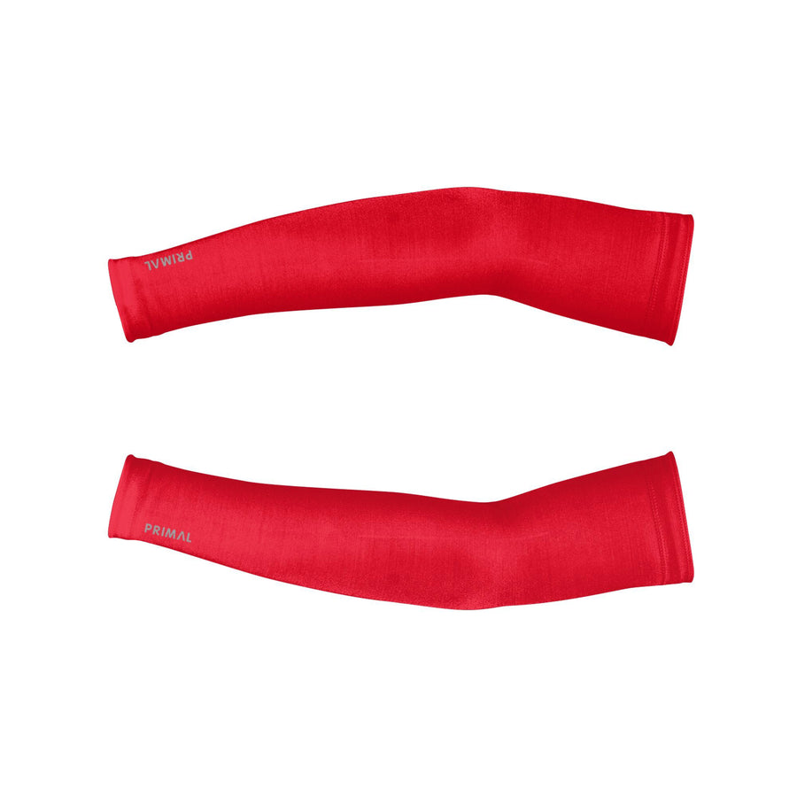 Red Men's Thermal Arm Warmers